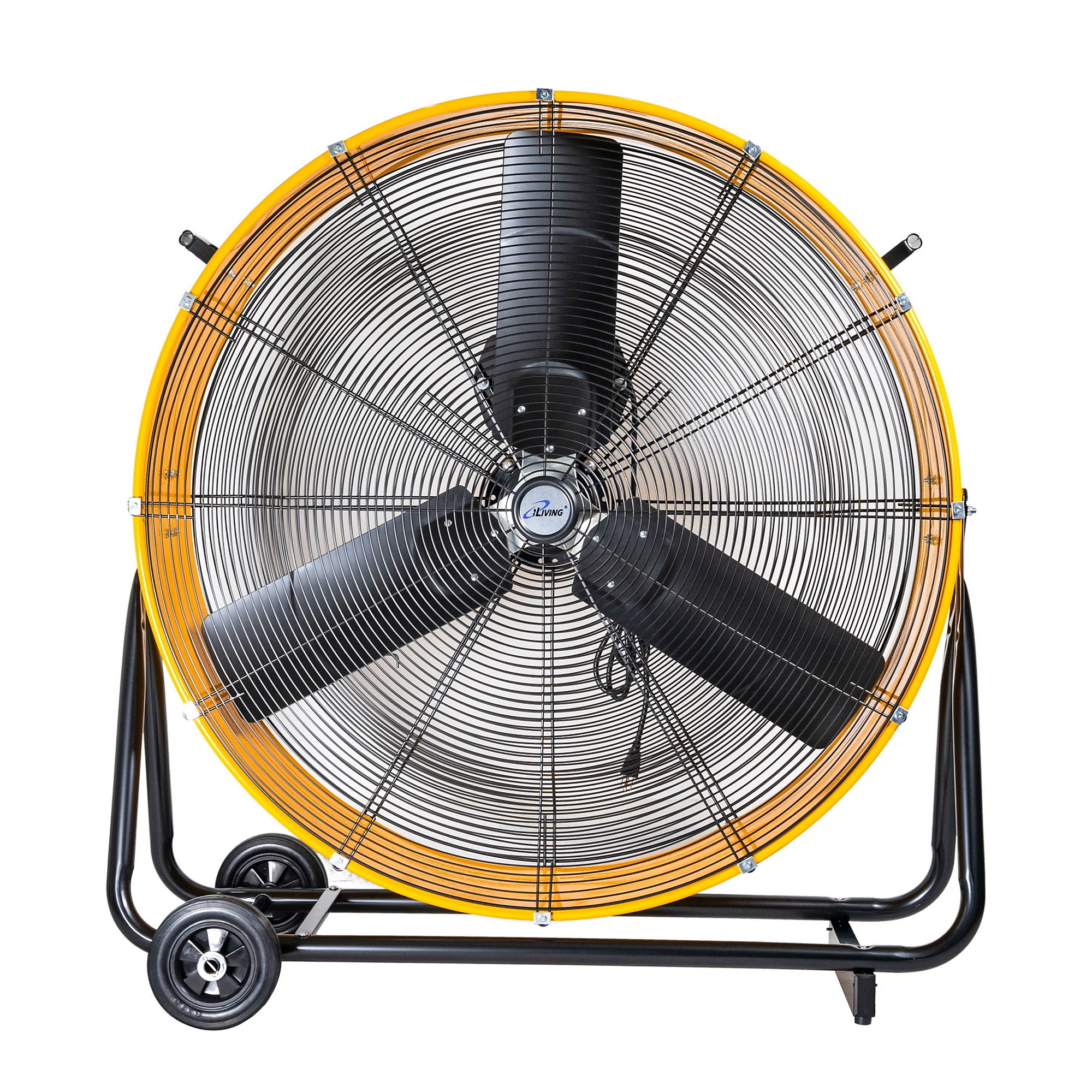 Dr. Infrared Heater iLiving Heavy Duty High Velocity Barrel Floor Drum Fan — 36in., 16000 CFM, DC Brushless Motor, Stepless Speed Adjustment, UL Safety Listed, Model# ILG8M36-90DC